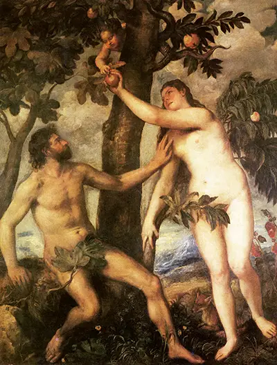 The Fall of Man Titian